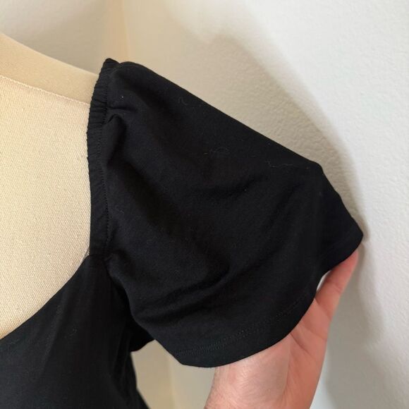 [Boden] Black Flutter Sleeve Mini Sundress- Size 10R - Picture 3 of 7